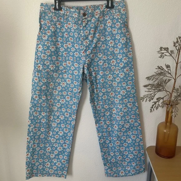 Big Bud Press Lazy Daisy Work Pants Blue - Picture 2 of 5